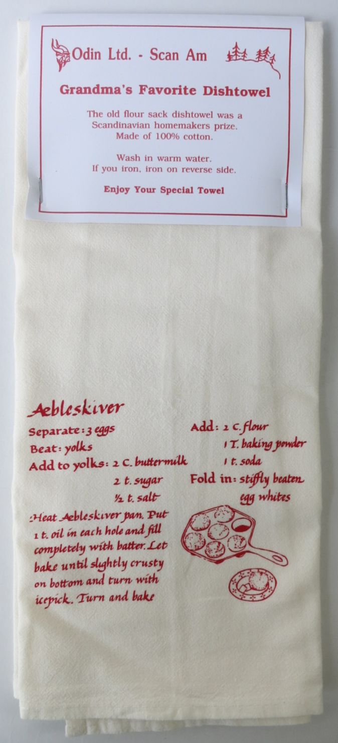 Grandma's Favorite Dishtowel - Aebleskiver