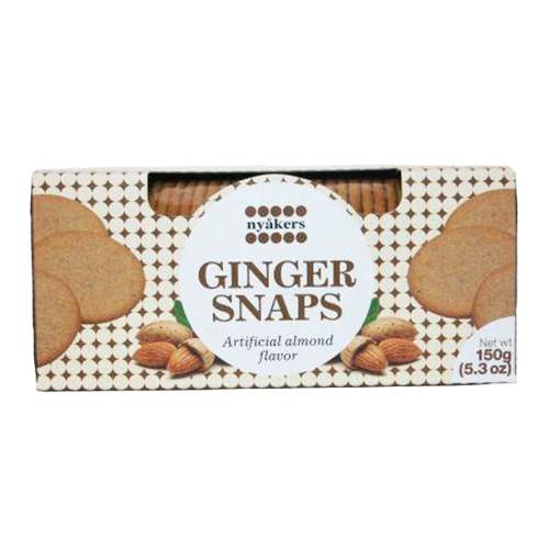 Swedish Ginger Snaps, Almond (5.3oz)