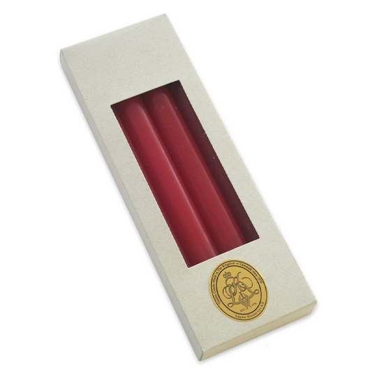 Danish Crown Candles - Red