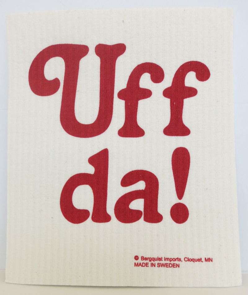 "Uff da" Swedish Dishcloth