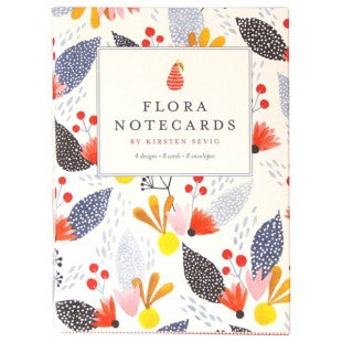 Flora Notecards by Kirsten Sevig