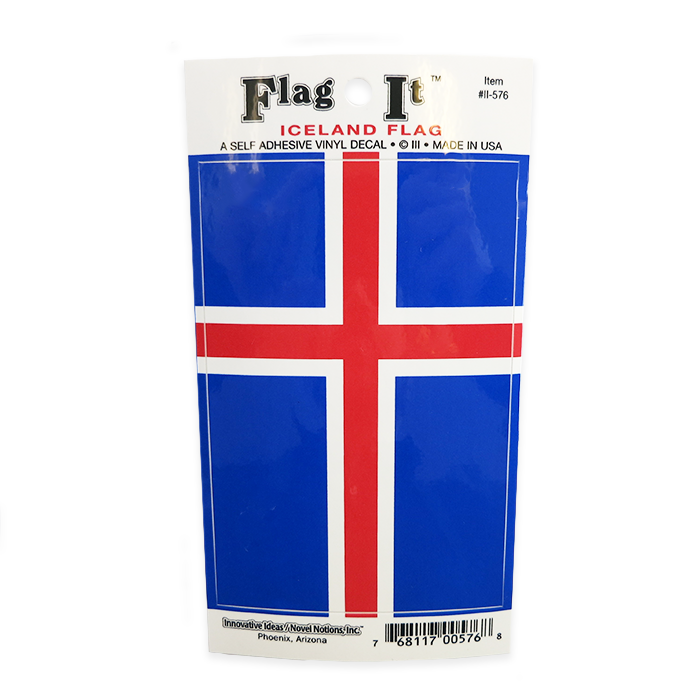 Flag Sticker - Iceland (1)
