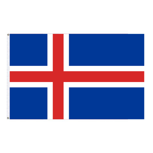 Icelandic Flag - Nylon Material (Outdoor Use)