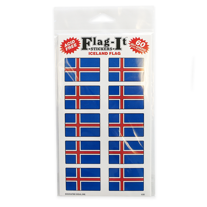 Icelandic Flag Sticker (50)