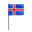 Icelandic Mini Flag - 4x6"