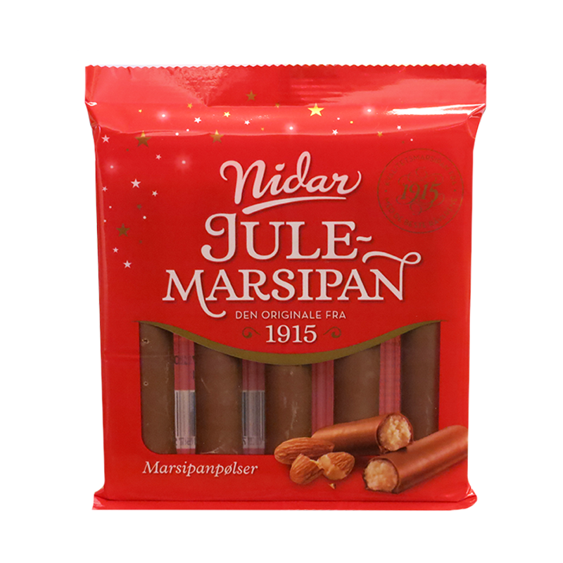 Christmas Marzipan Sausages