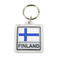 Finnish Flag Keychain