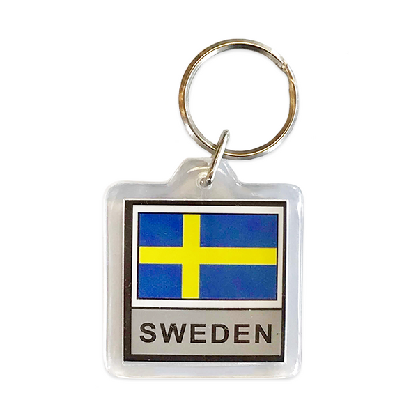 Swedish Flag Keychain