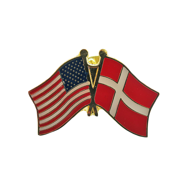 Friendship Lapel - USA/Denmark