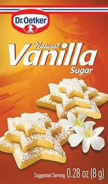 Natural Vanilla flavored Sugar