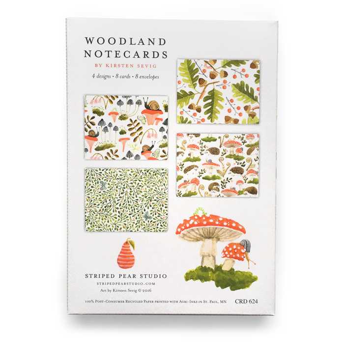 Woodland Notecards by Kirsten Sevig