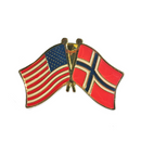 Friendship Lapel Pin - USA/Norway