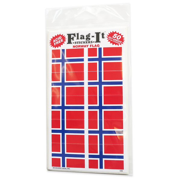 Norwegian Flag Sticker (50)