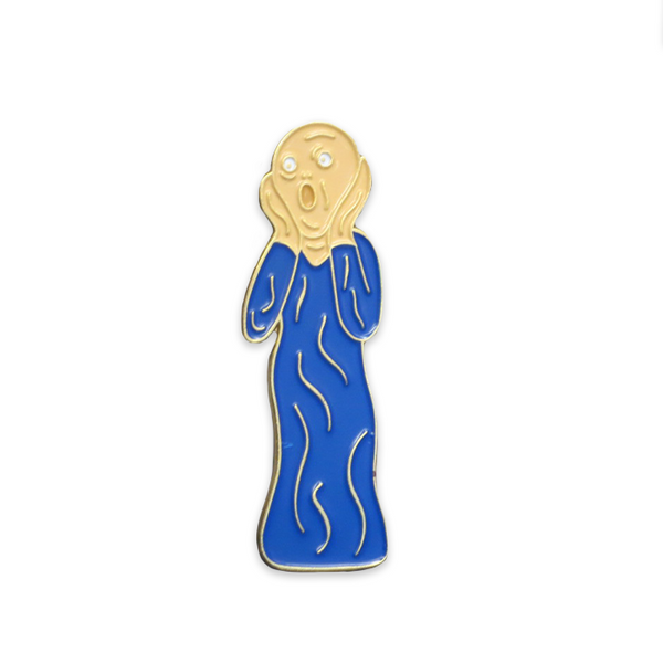 The Scream Enamel Pin