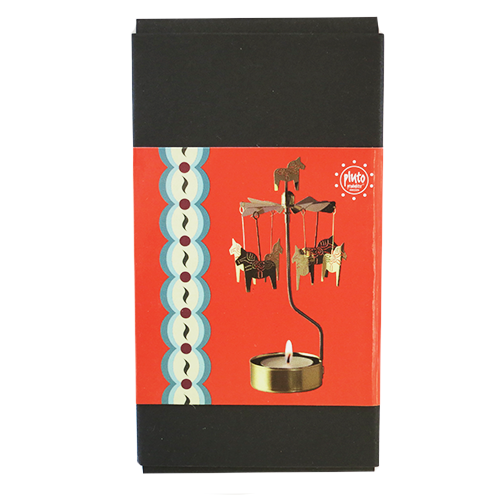 Rotary Candle - Dala Horses