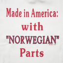 Made in America: with "Norwegian" Parts Onesie