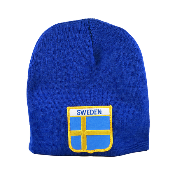 Knit Cap - Sweden, Shield Patch