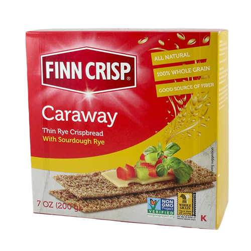 Thin Rye Crispbread, Caraway (7oz)
