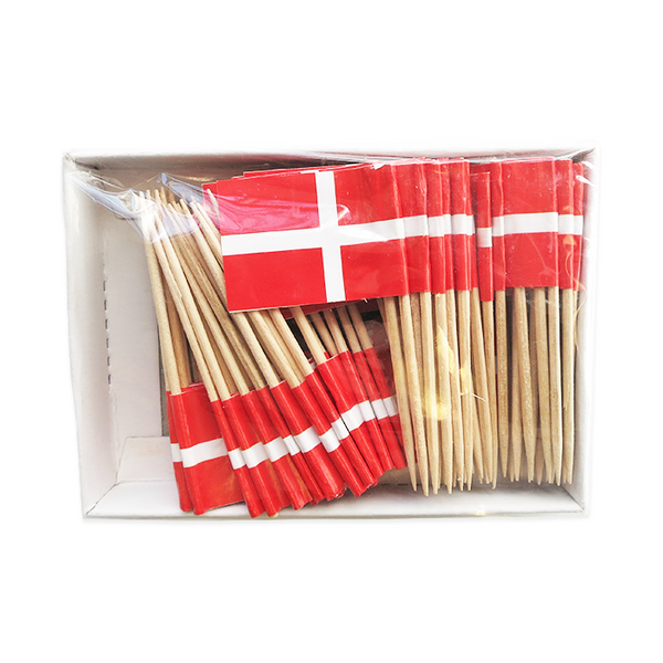 Danish Flag Toothpicks